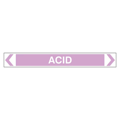 Pipe Marker - Acid