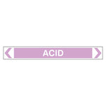 Pipe Marker - Acid