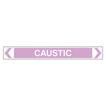 Pipe Marker - Caustic