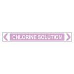 Pipe Marker - Chlorine Solution