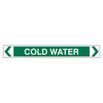 Pipe Marker - Cold Water