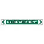 Pipe Marker - Cooling Water Supply