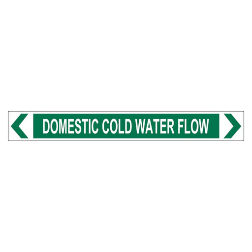 Pipe Marker - Domestic Cold Water