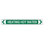Pipe Marker - Heating Hot Water