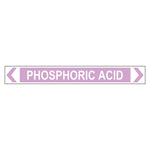 Pipe Marker - Phosphoric Acid
