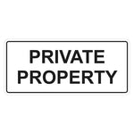 Private Property Sign