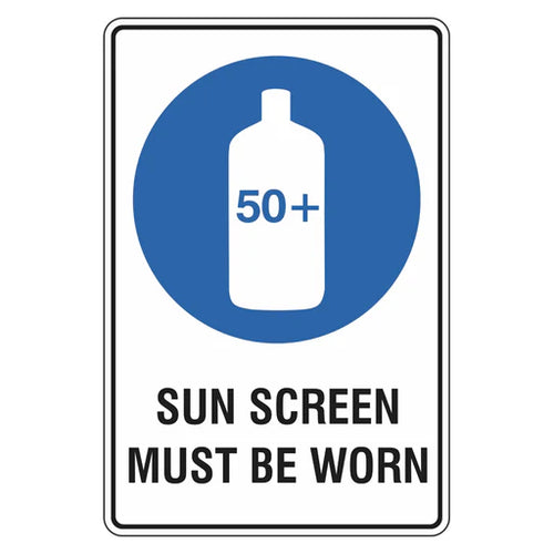 Sun Screen Asl Sign Sun Safety Signs – Premium Nameplates