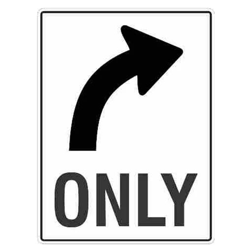 Traffic Sign - Right Only