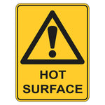 Warning Sign - Hot Surface